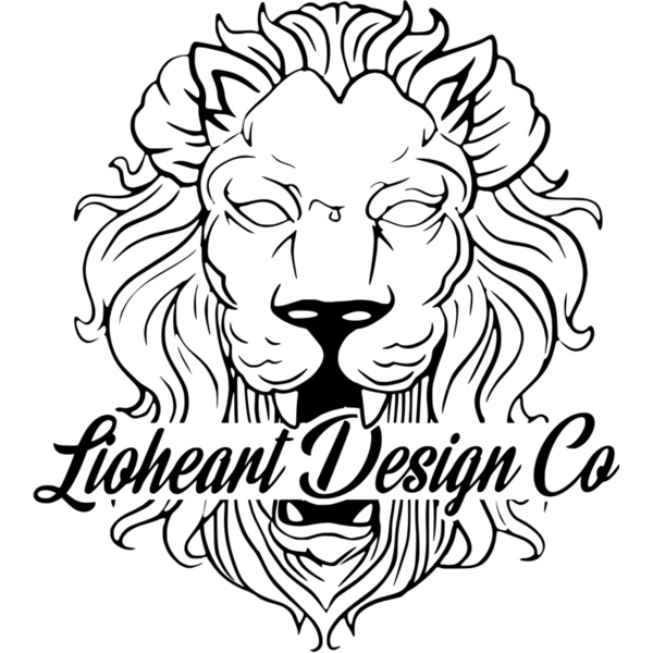 Old school lion head with font Thumbnail